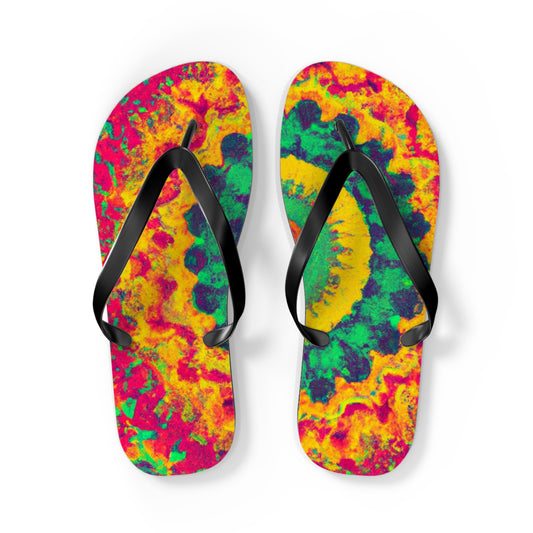 Grandma Hilda's Shoe Emporium - Psychedelic Trippy Flip Flop Beach Sandals