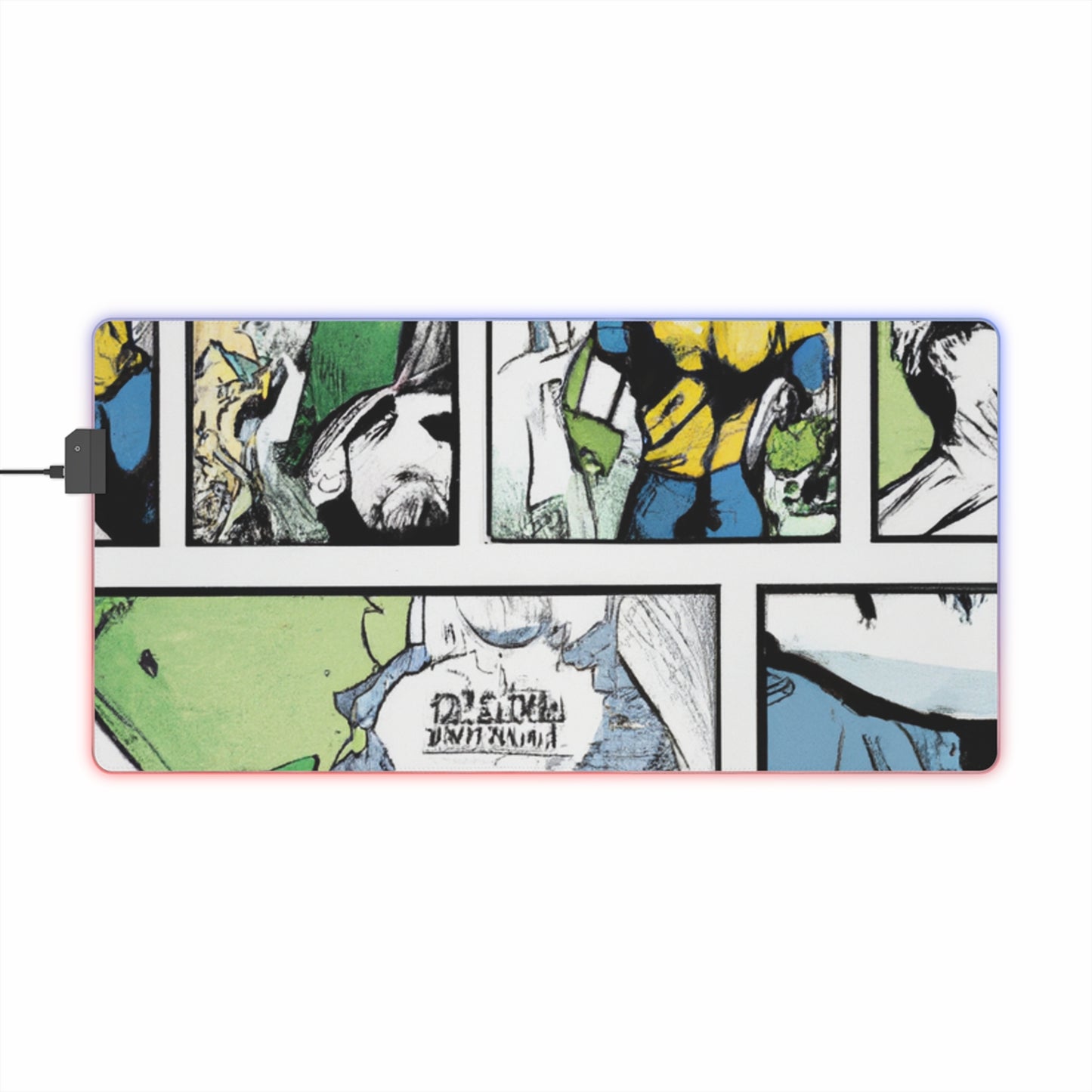 Sally the Speedster - Comic Book Collector LED Light Up Gaming Mouse Pad