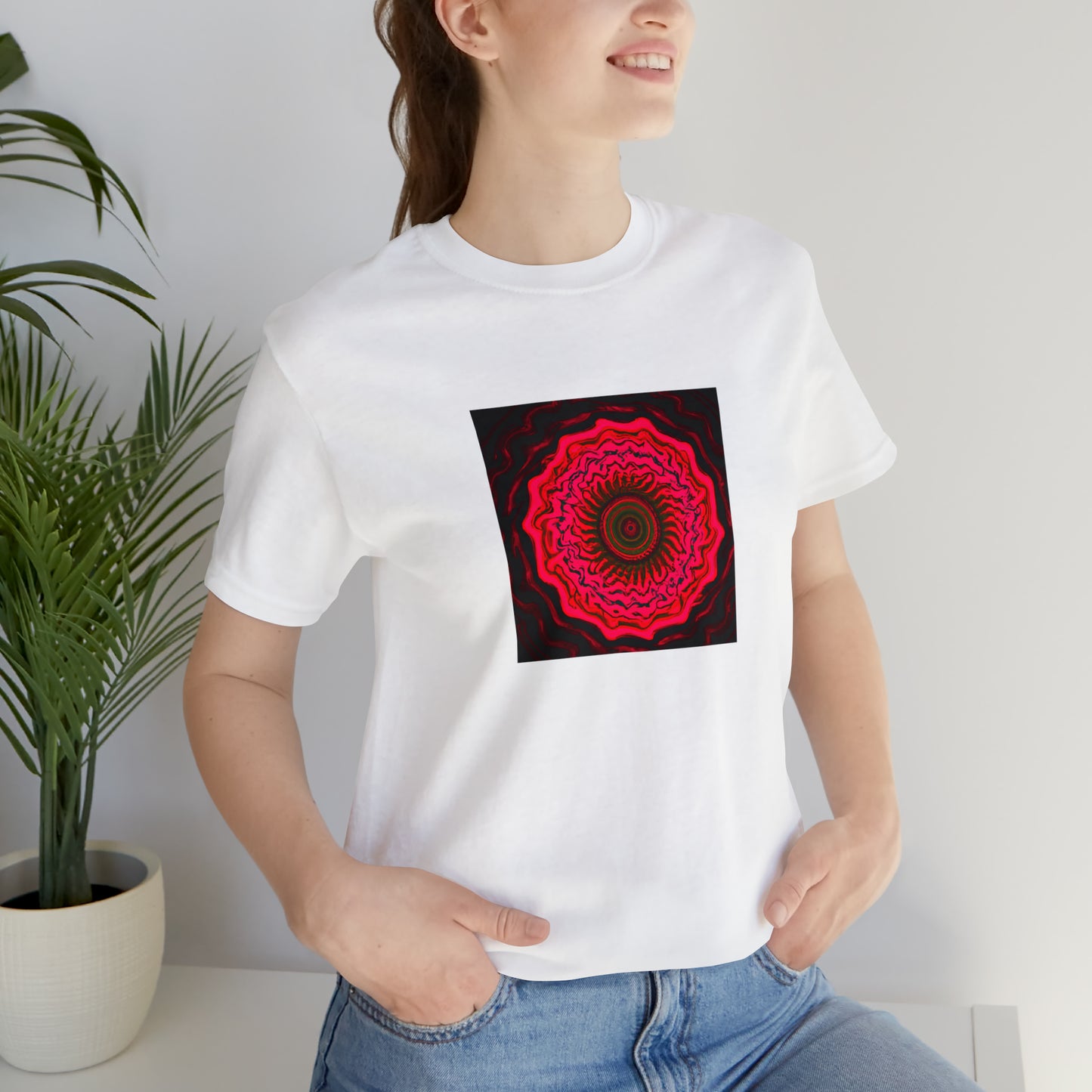 Fanny Fabriano - Psychedelic Trippy Pattern Tee Shirt