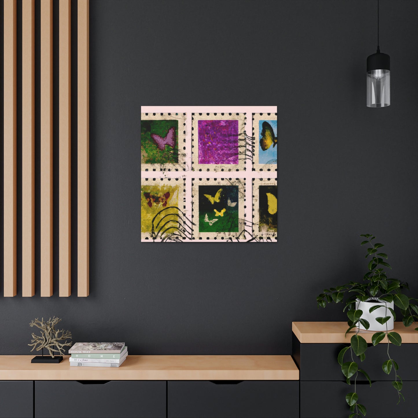 The Unity of Nations Collection. - Postage Stamp Collector Canvas Wall Art