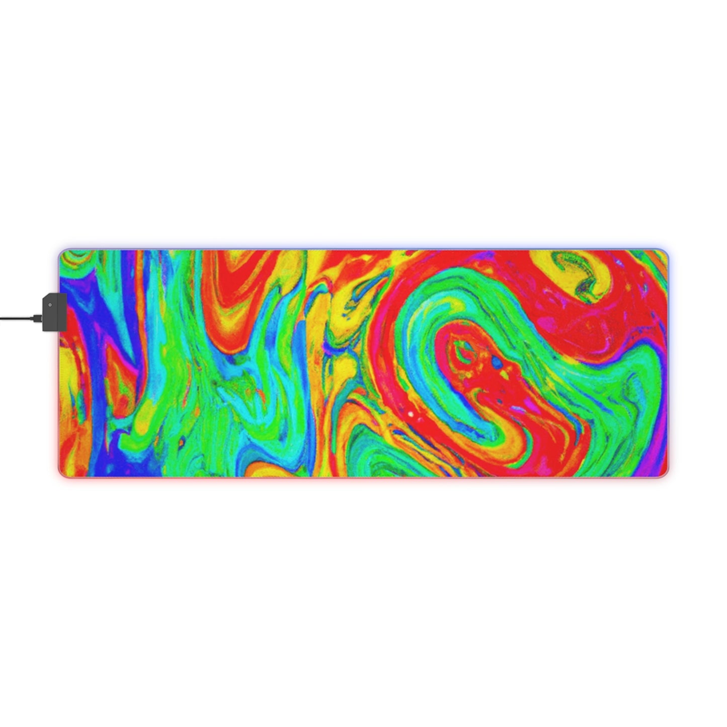 Marlon "Rocket" Sparks - Psychedelic Trippy LED Light Up Gaming Mouse Pad