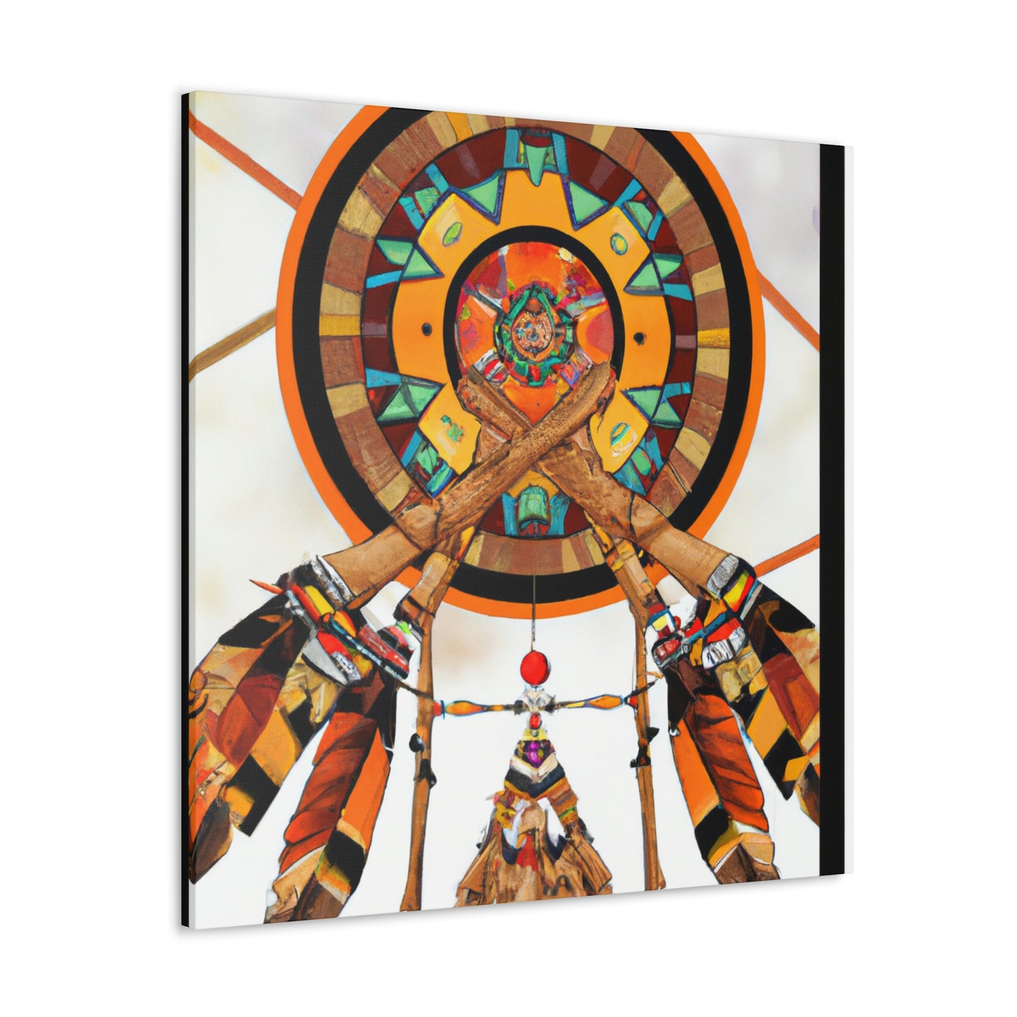 Windsong Cha-na-ma-ti - Native American Indian Canvas Wall Art