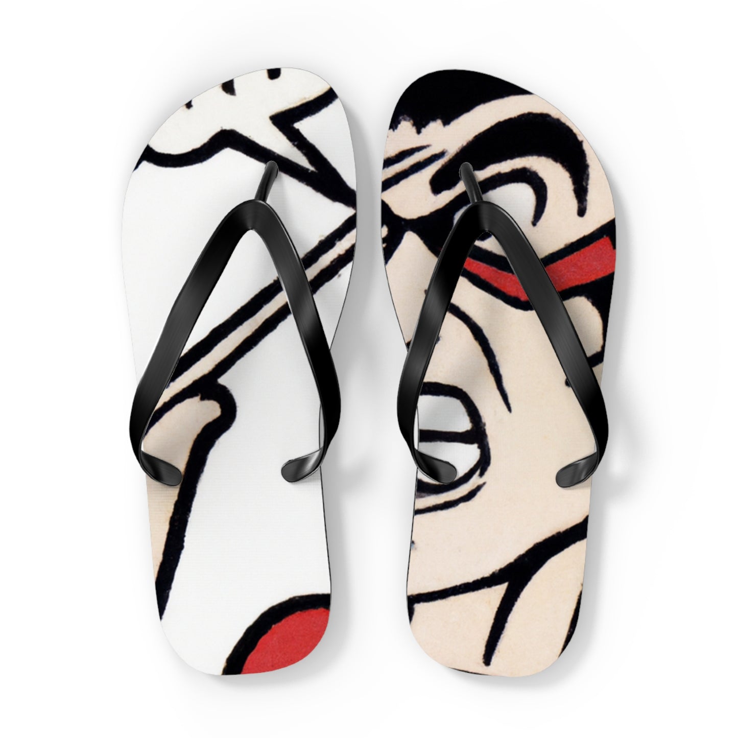 Midnight the Shape-Shifter - Comics Collector Flip Flop Beach Sandals