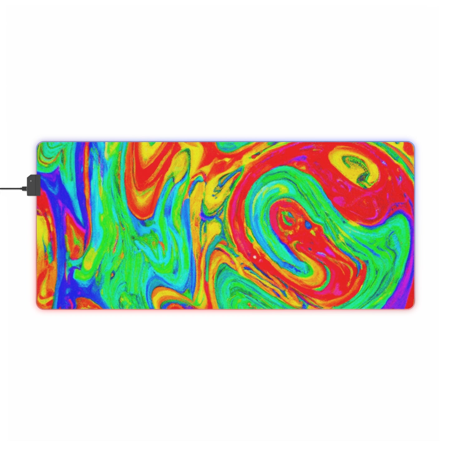 Marlon "Rocket" Sparks - Psychedelic Trippy LED Light Up Gaming Mouse Pad