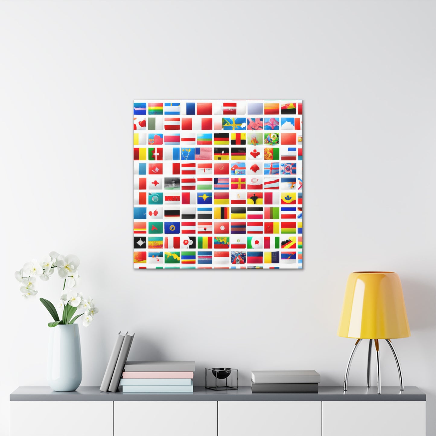 William G. Spear (1845-1929) - Flags Of The World Canvas Wall Art