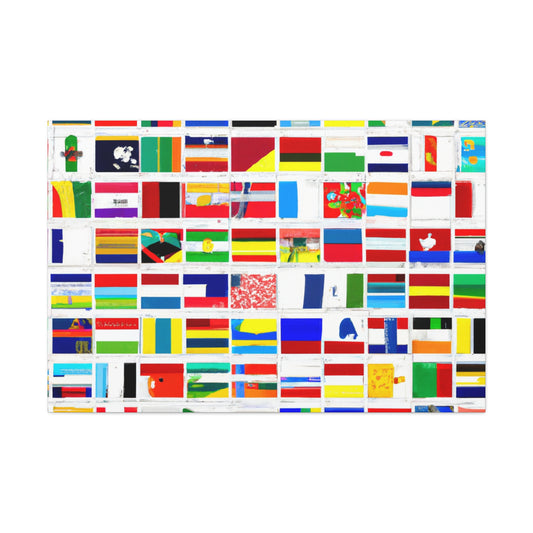 William F. Kofahl - Flags Of The World Canvas Wall Art