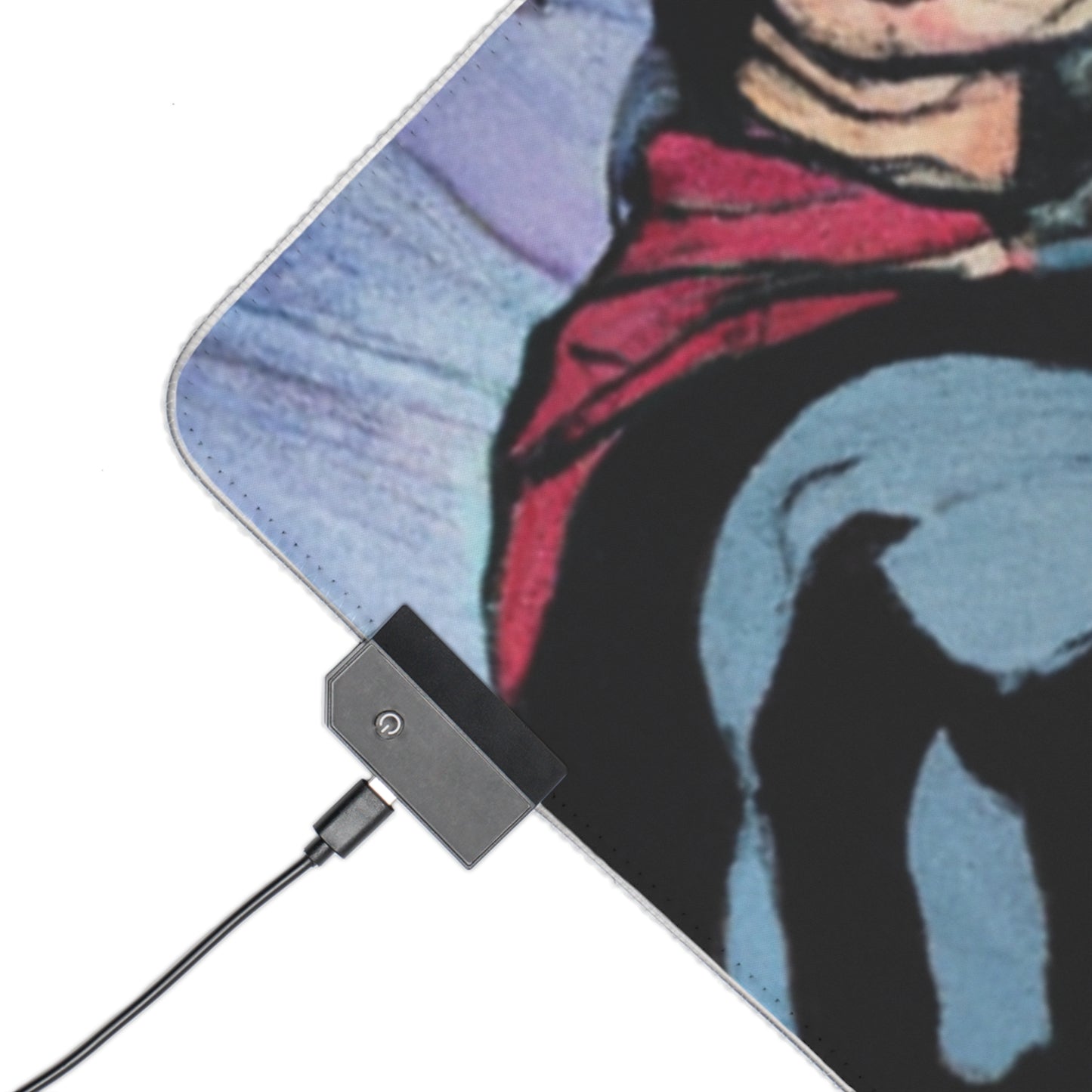 Rocky "Rocket" Radford - Comic Book Collector LED Light Up Gaming Mouse Pad