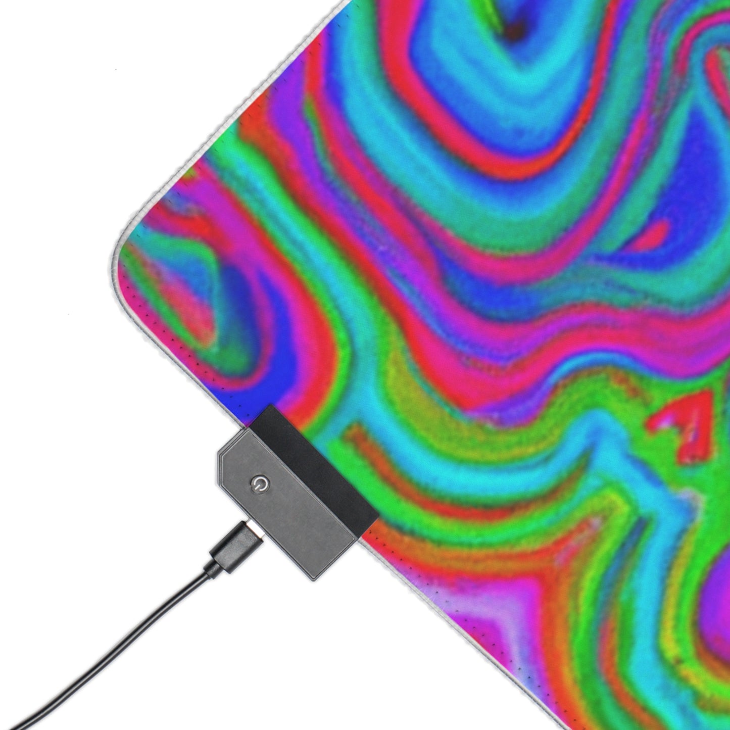 Flip Flap Phil - Psychedelic Trippy LED Light Up Gaming Mouse Pad