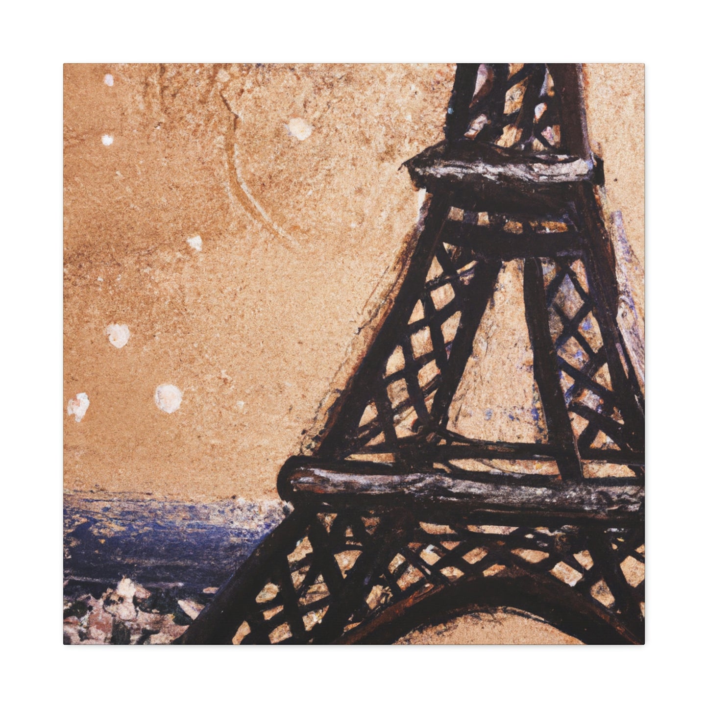 Jacques Le Grande - Eiffel Tower Canvas Wall Art
