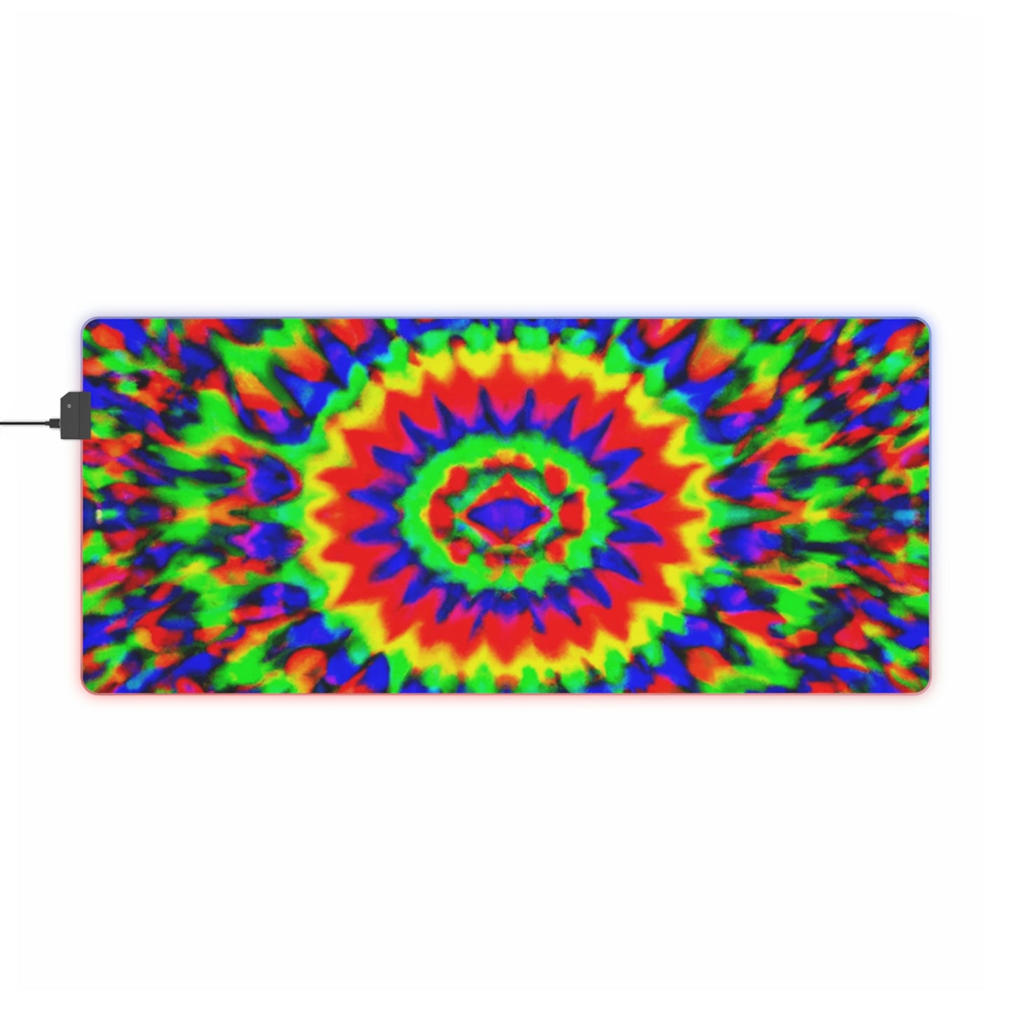 Edison Posyman - Psychedelic Trippy LED Light Up Gaming Mouse Pad