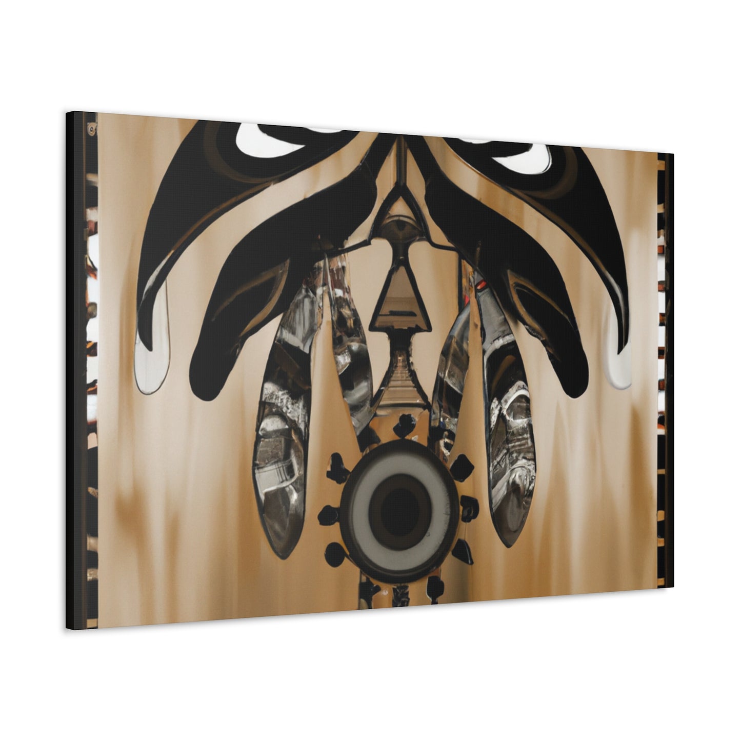 Red Hawk - Native American Indian Canvas Wall Art