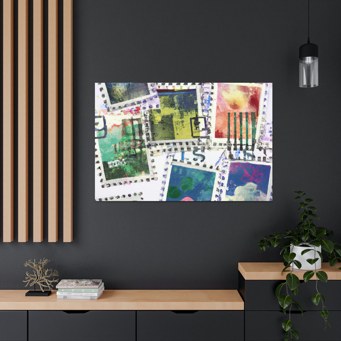 Globalarity Postage Stamps - Postage Stamp Collector Canvas Wall Art