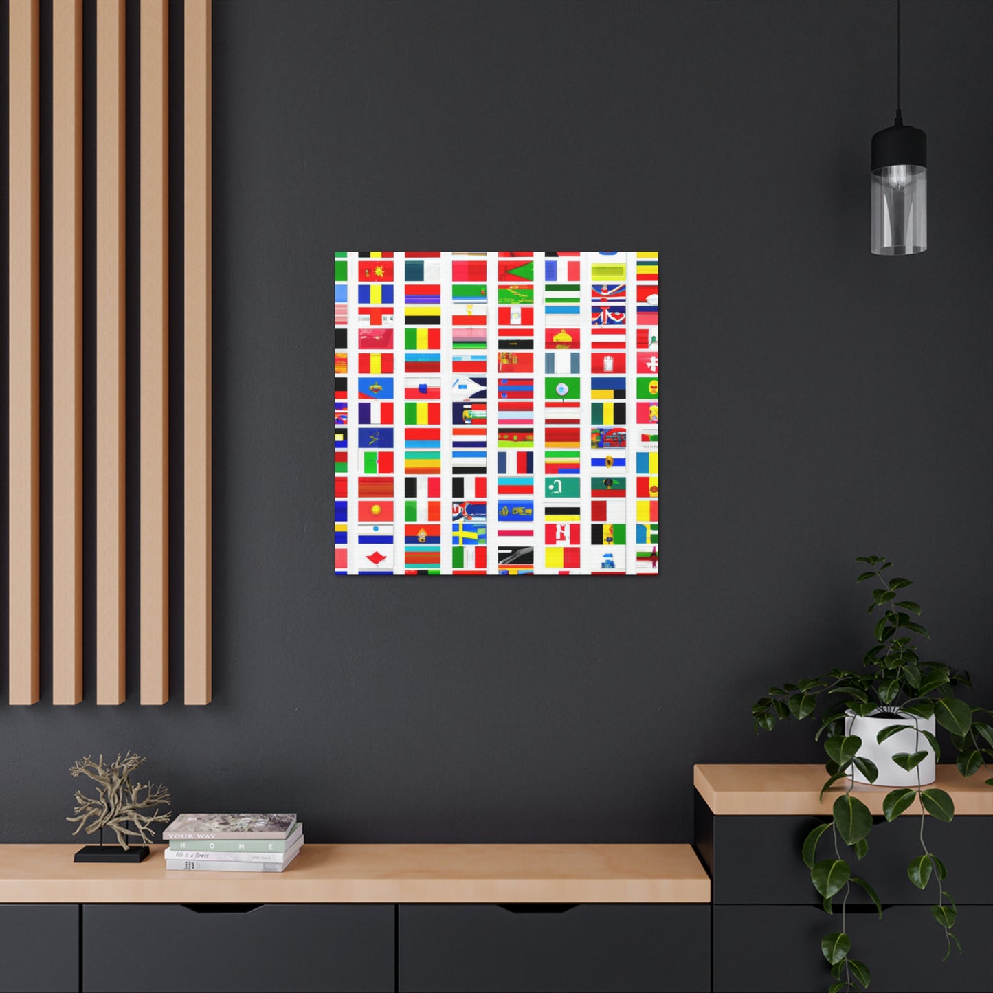 John Gable, Flag Designer - Flags Of The World Canvas Wall Art