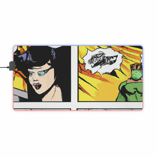 McGee McGoogan - Comic Book Collector LED Light Up Gaming Mouse Pad