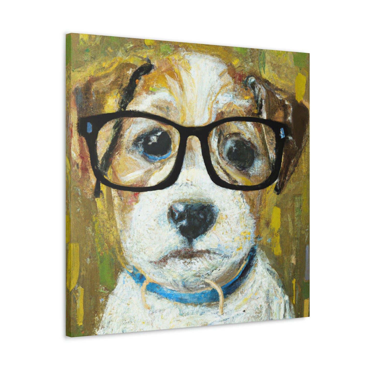 Fifi the Frenchie - Dog Lovers Canvas Wall Art