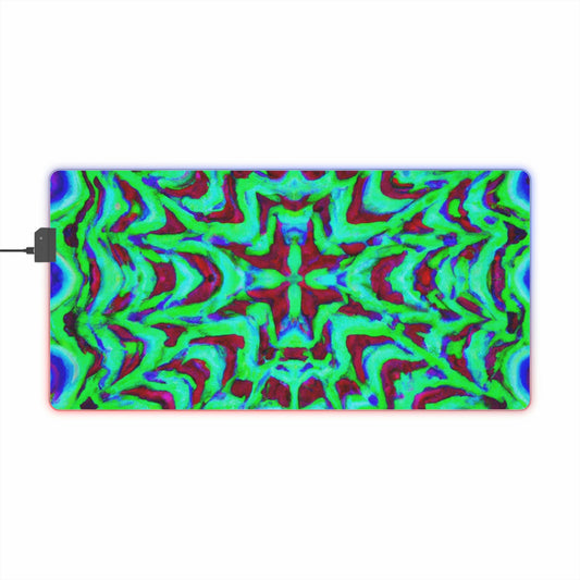 Popeye Perkins - Psychedelic Trippy LED Light Up Gaming Mouse Pad