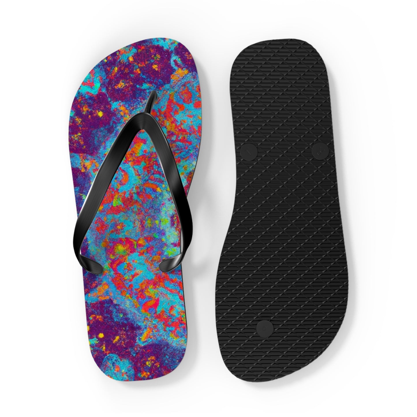 Abigail Cuthbert, Bootmaker - Psychedelic Trippy Flip Flop Beach Sandals