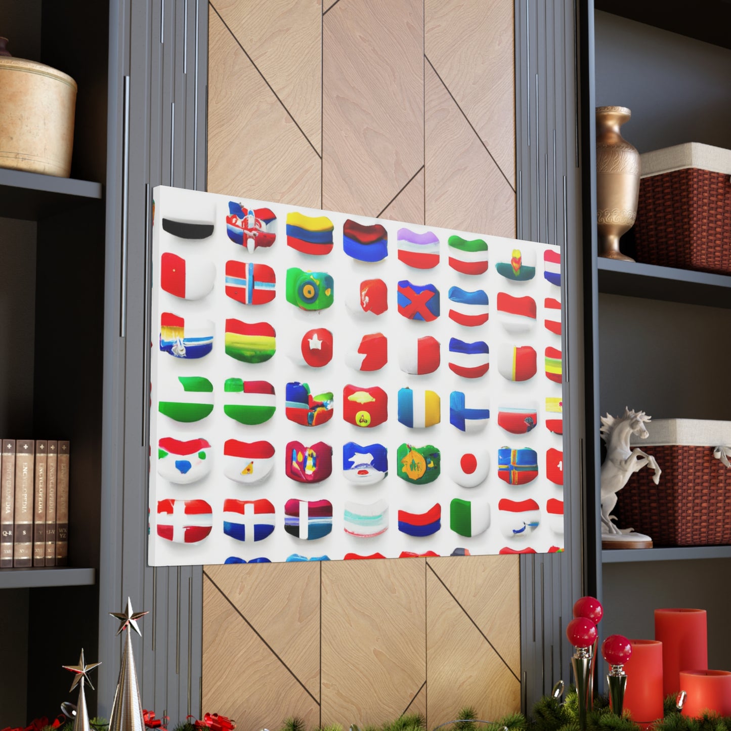 's name

Charlotte Fraser Baxter - Flags Of The World Canvas Wall Art