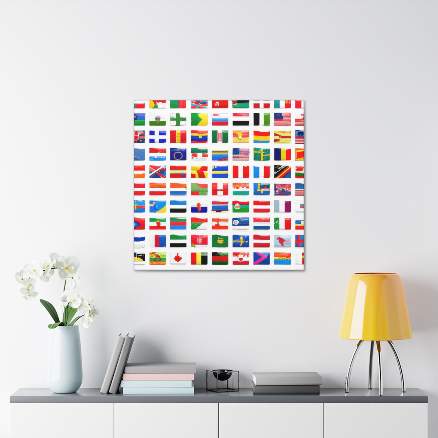 Heinrich Fuselmann - Flags Of The World Canvas Wall Art