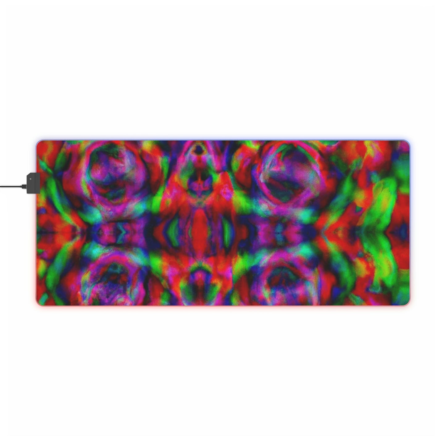 Lil' Twinkle Toes - Psychedelic Trippy LED Light Up Gaming Mouse Pad