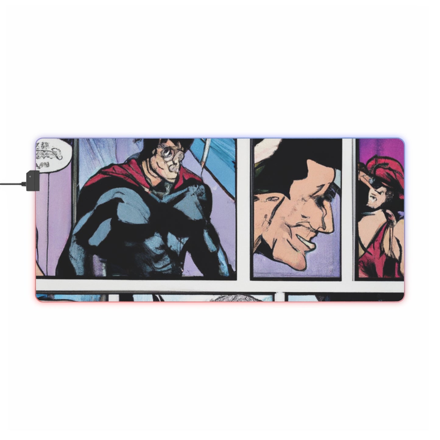 Rocky "Rocket" Radford - Comic Book Collector LED Light Up Gaming Mouse Pad