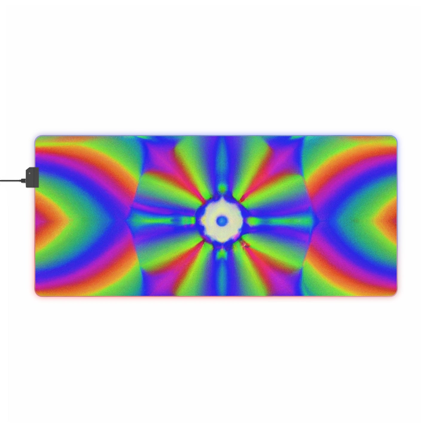 Buzzy McSparks - Psychedelic Trippy LED Light Up Gaming Mouse Pad