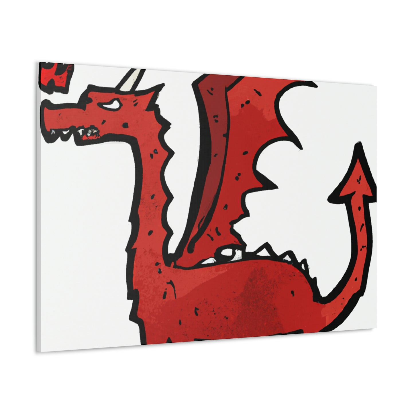 Augustus "the Valiant" Knightly - Dragon Collector Canvas Wall Art