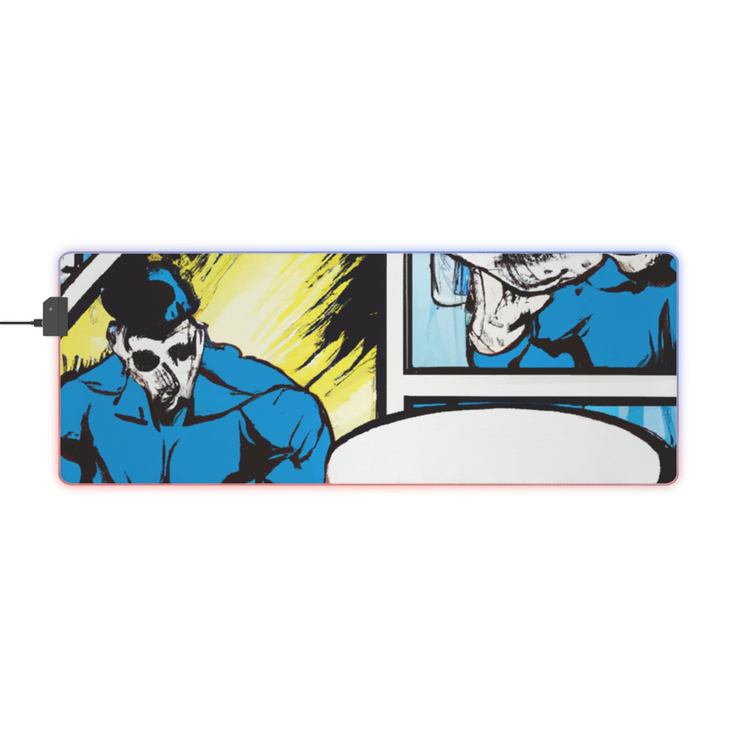 Hank Tumbleweed - Comic Book Collector LED Light Up Gaming Mouse Pad