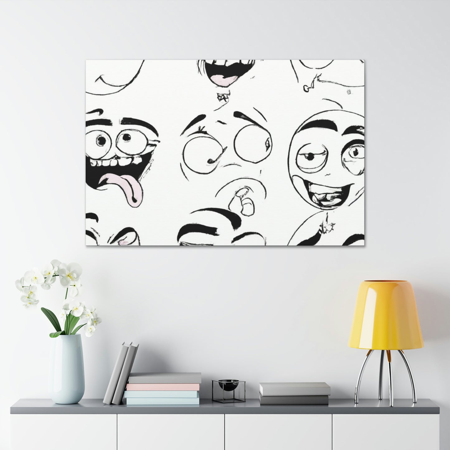 Rosalind Parr - Cartoon Collector Canvas Wall Art