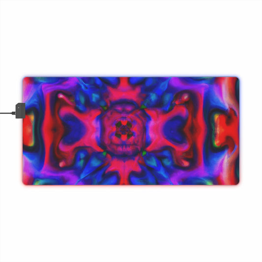 Voltz Vonschmiede - Psychedelic Trippy LED Light Up Gaming Mouse Pad