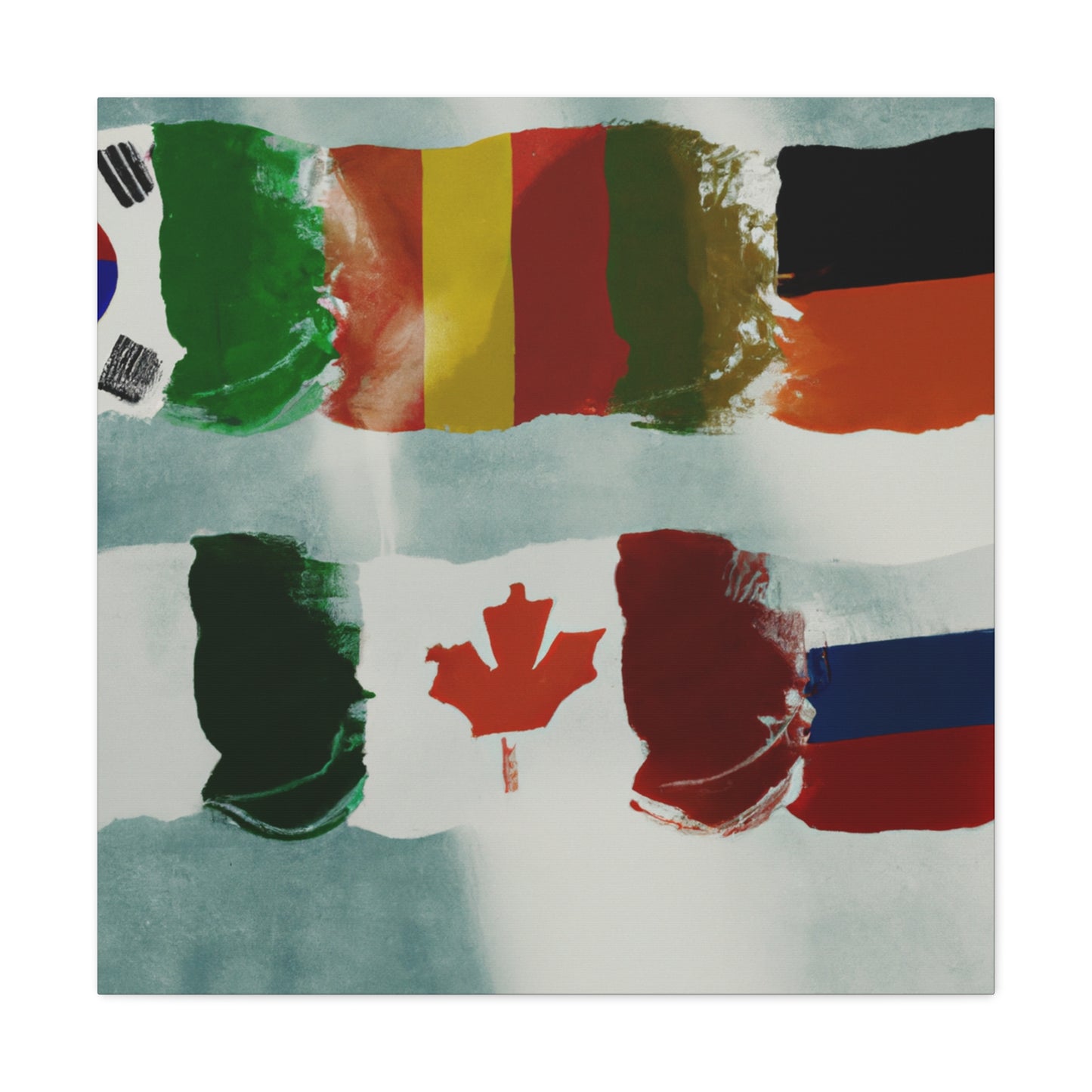 Emilie Banning-Gray - Flags Of The World Canvas Wall Art