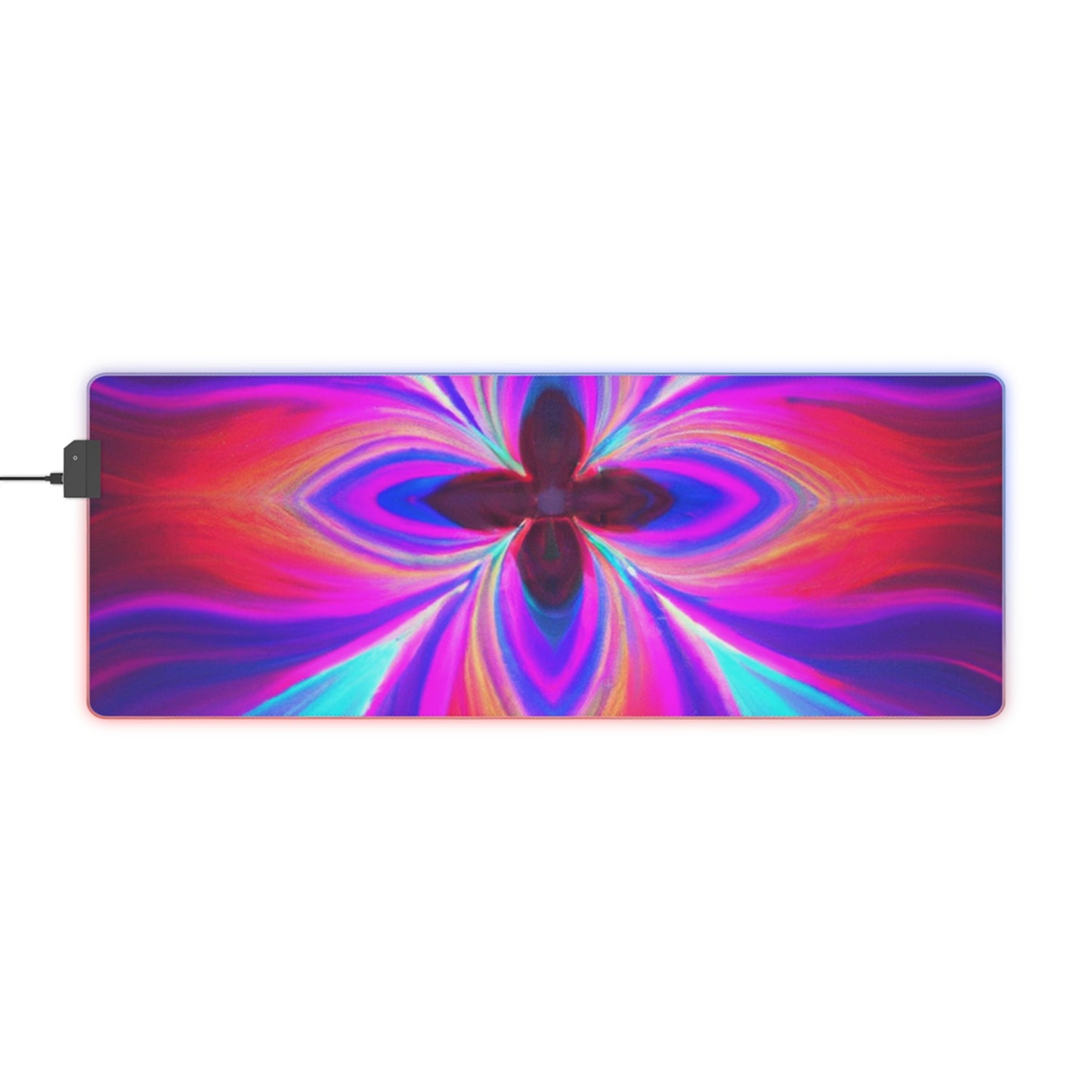 Rex Radburn - Psychedelic Trippy LED Light Up Gaming Mouse Pad