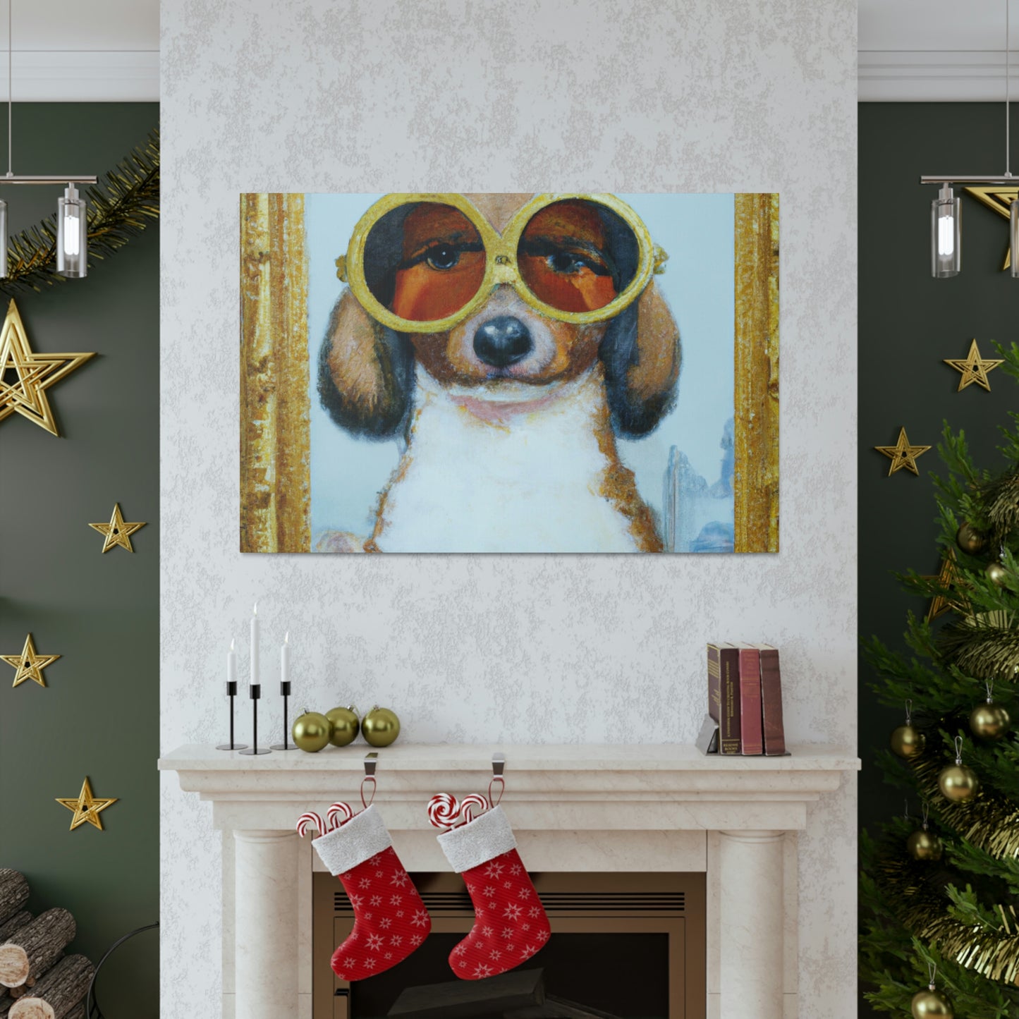 Rocky the Rover. - Dog Lovers Canvas Wall Art
