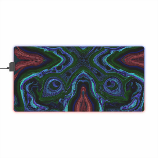 Rocky 'The Rock' Richards - Psychedelic Trippy LED Light Up Gaming Mouse Pad