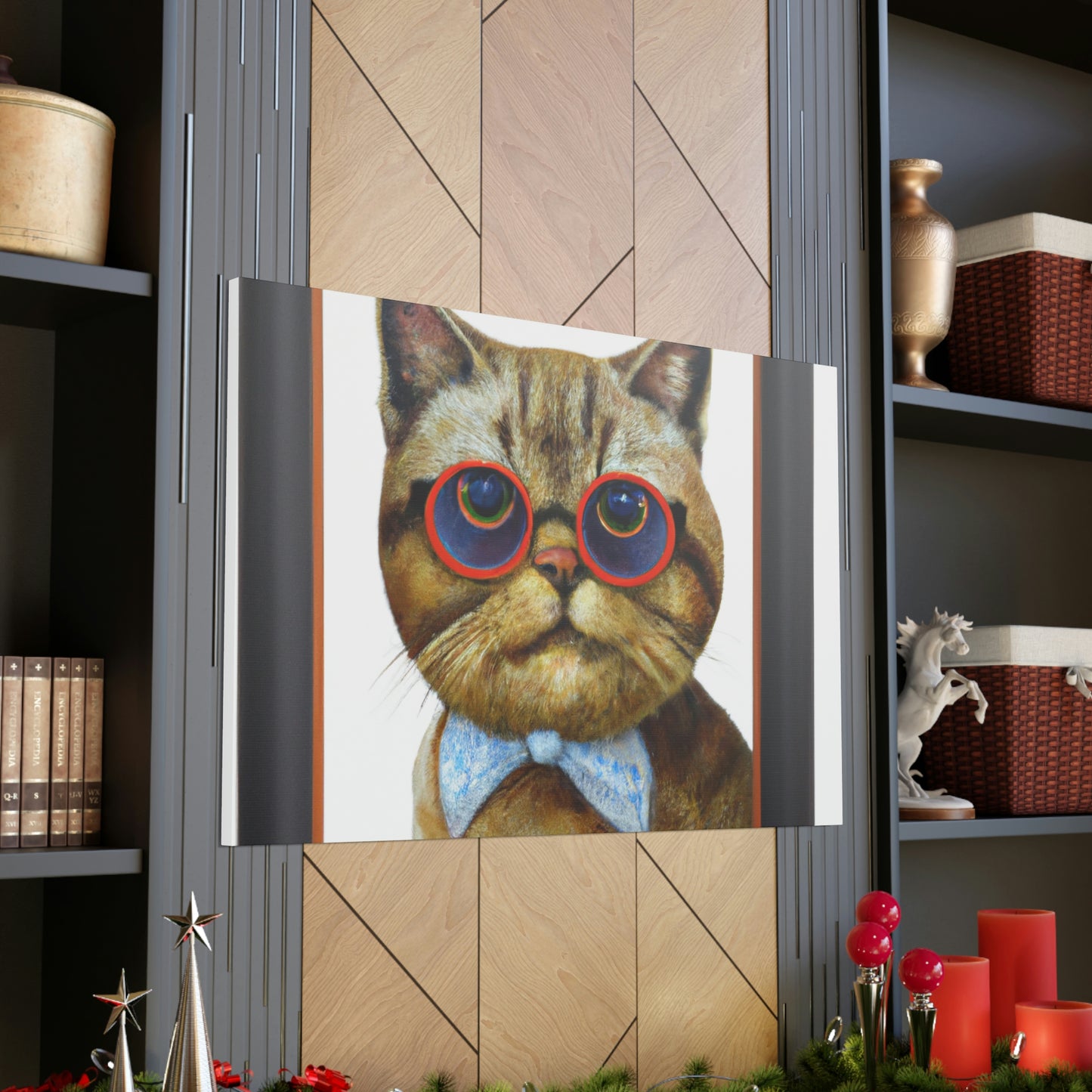 Patches Petey - Cat Lovers Canvas Wall Art
