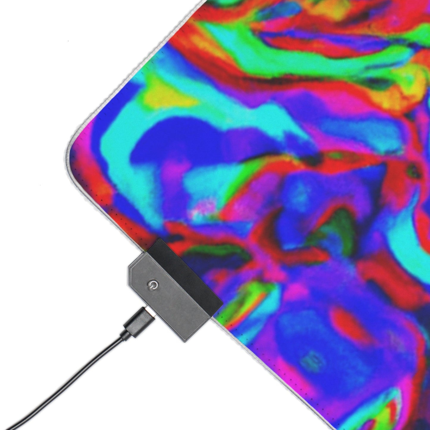 Bobby "Knuckles" McCoy - Psychedelic Trippy LED Light Up Gaming Mouse Pad