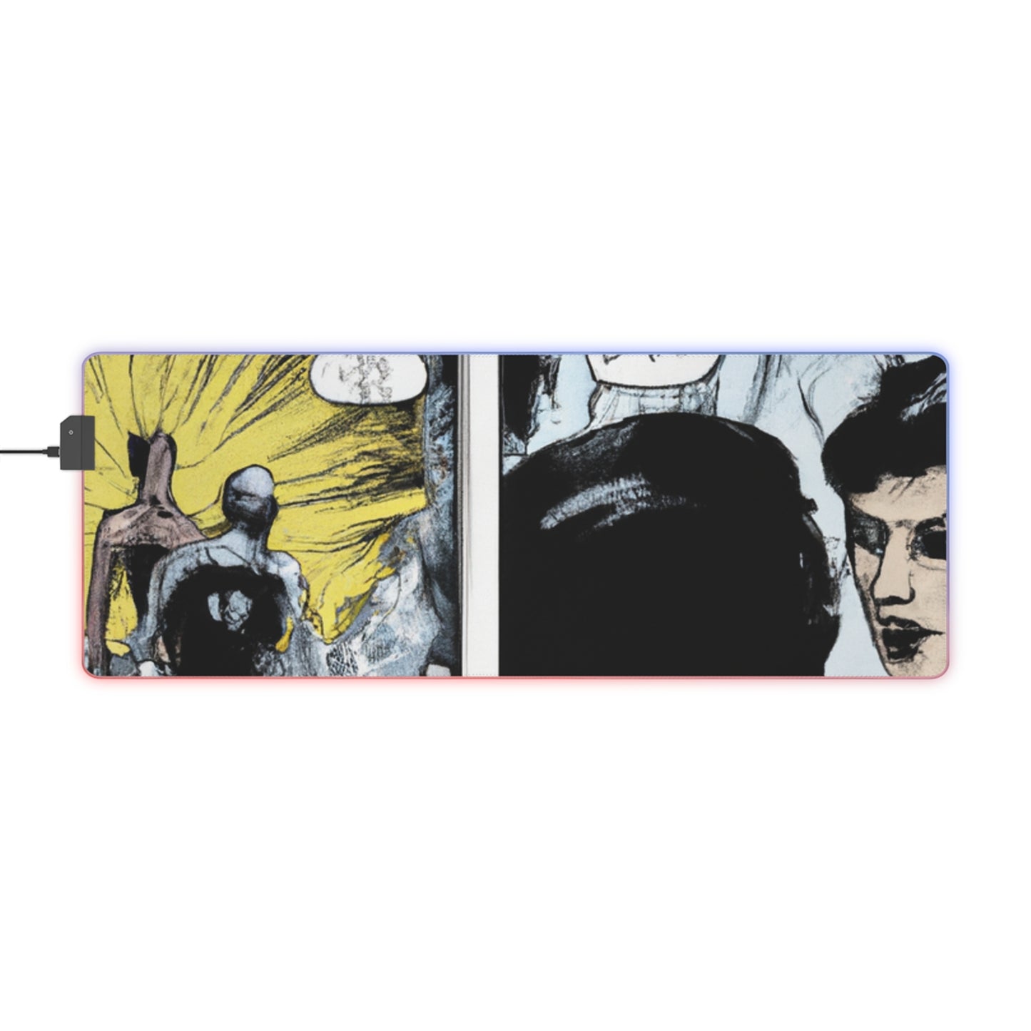 Billy Blaster - Comic Book Collector LED Light Up Gaming Mouse Pad