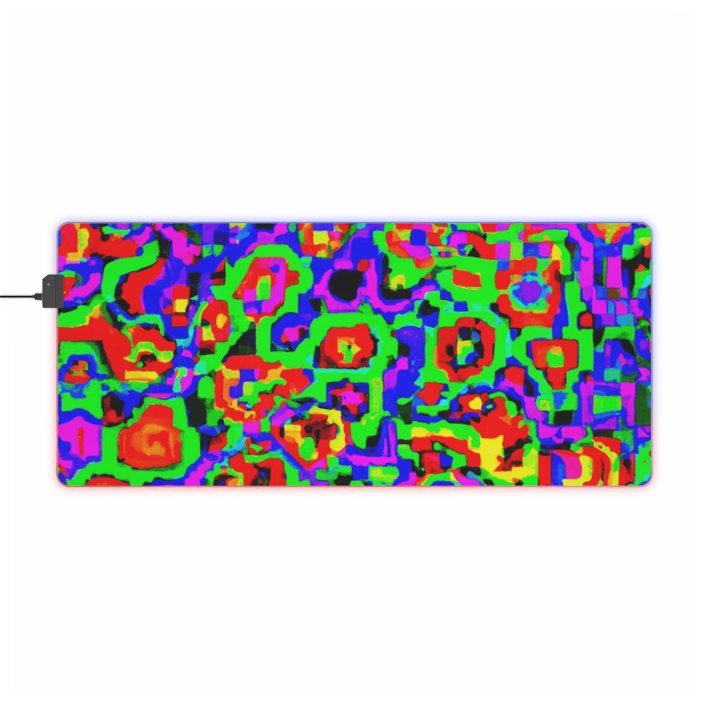 Rocky Roadster - Psychedelic Trippy LED Light Up Gaming Mouse Pad