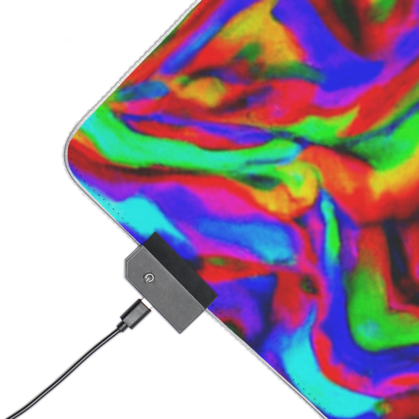 Bobby "Knuckles" McCoy - Psychedelic Trippy LED Light Up Gaming Mouse Pad