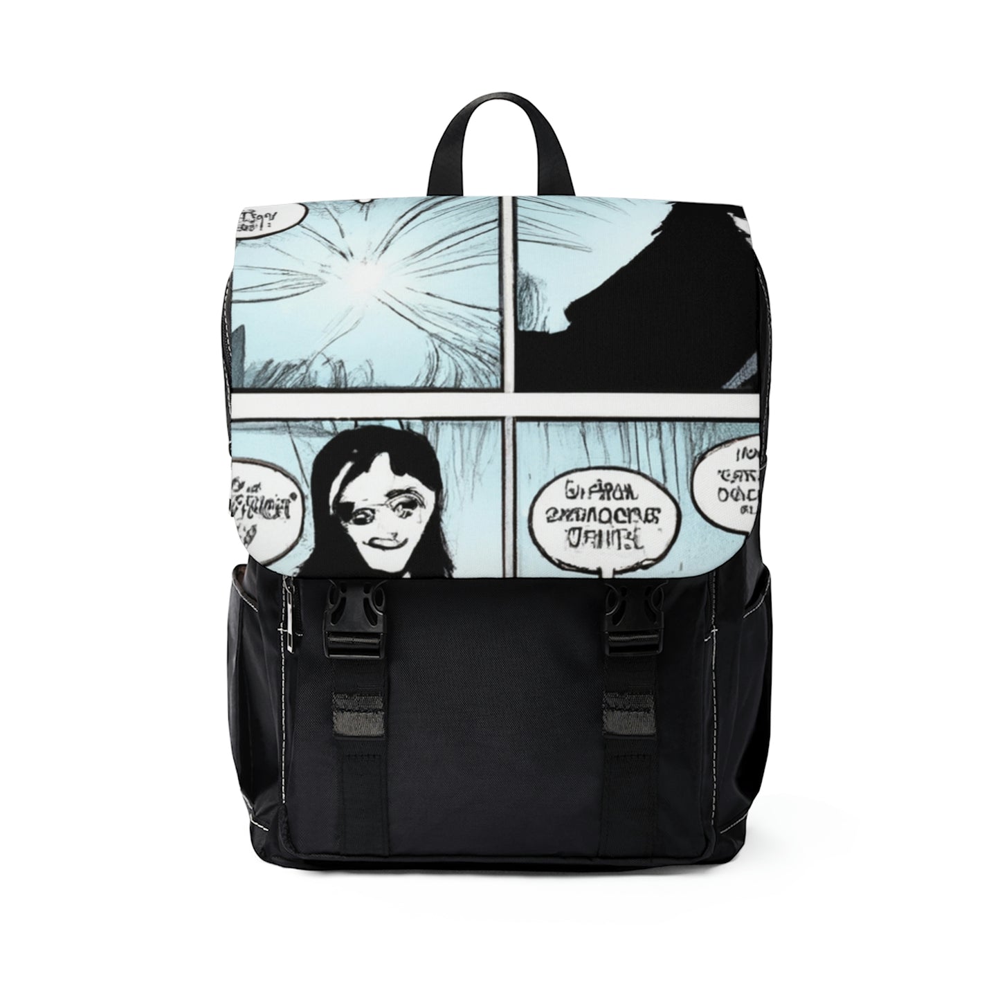 Finchley - Comic Book Shoulder Travel Backpack Bag