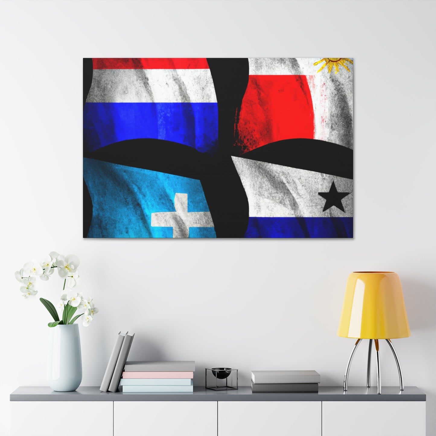 Charlotte Bisset, Flag Designer - Flags Of The World Canvas Wall Art