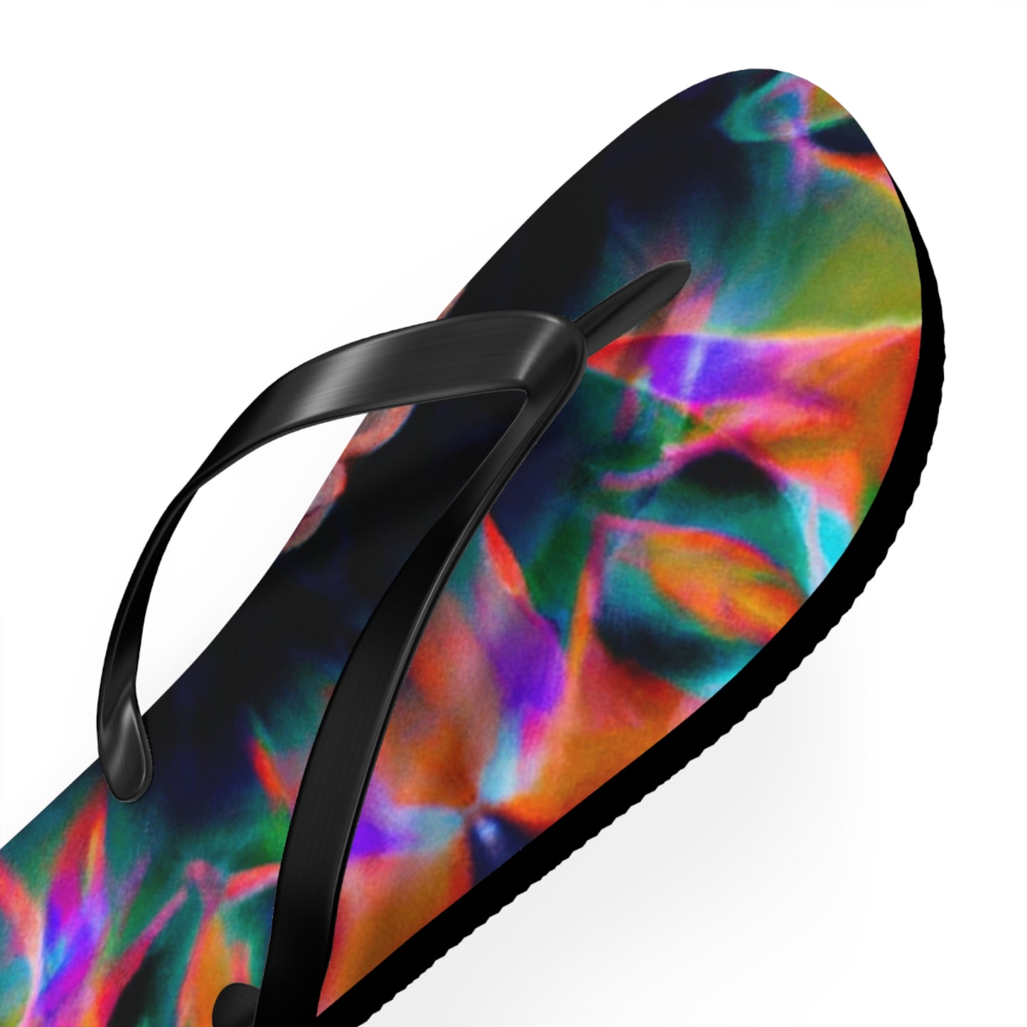 Edwina Applegate Bootmakers - Psychedelic Trippy Flip Flop Beach Sandals