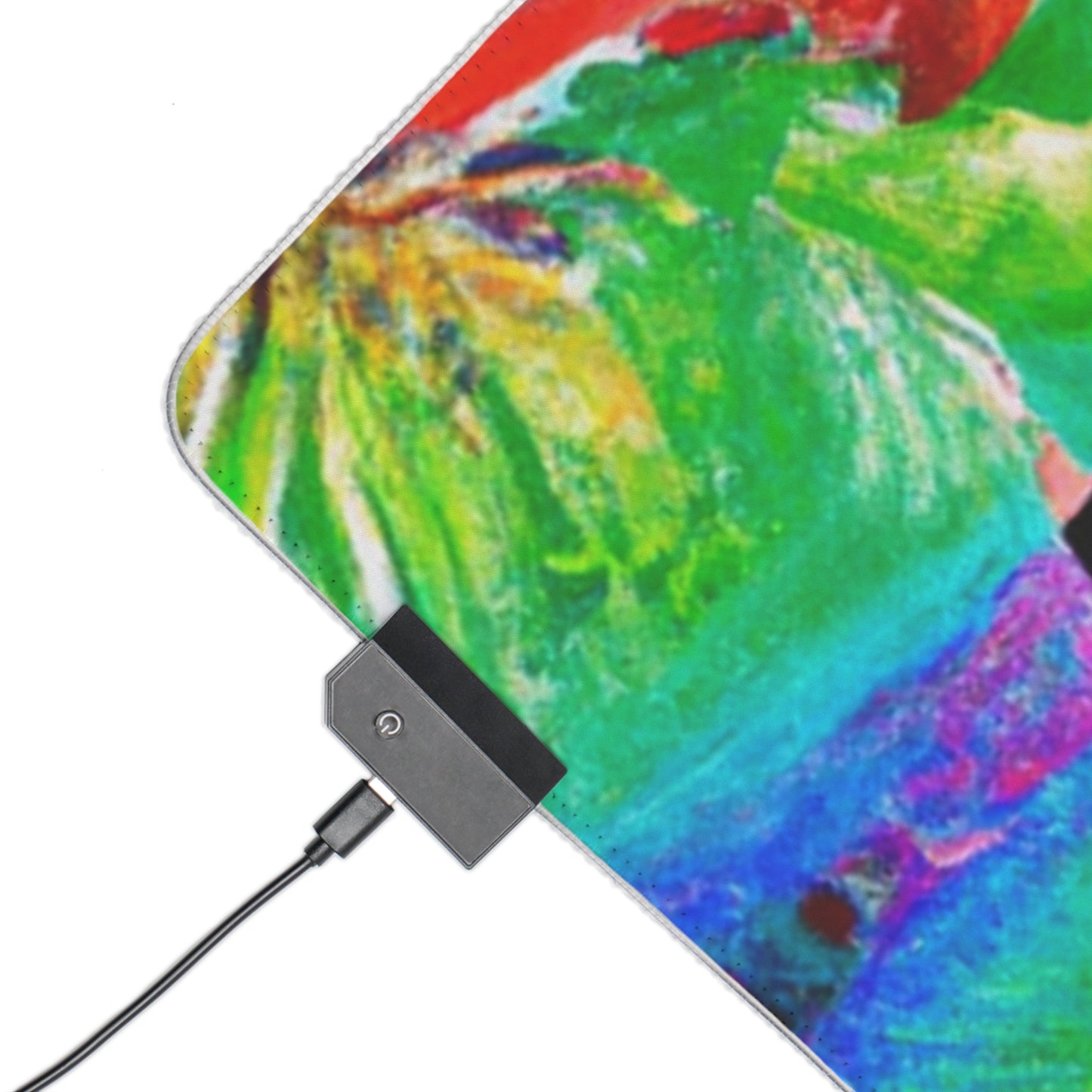 Bob Digger - Psychedelic Trippy LED Light Up Gaming Mouse Pad