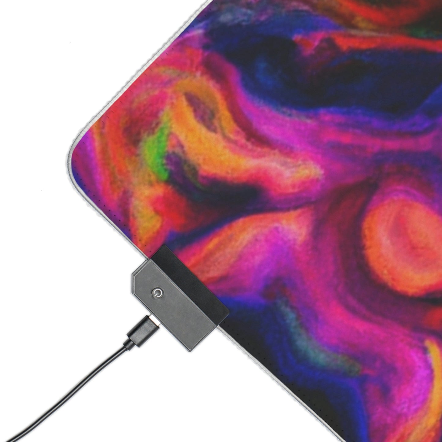 Rocky Robotox - Psychedelic Trippy LED Light Up Gaming Mouse Pad