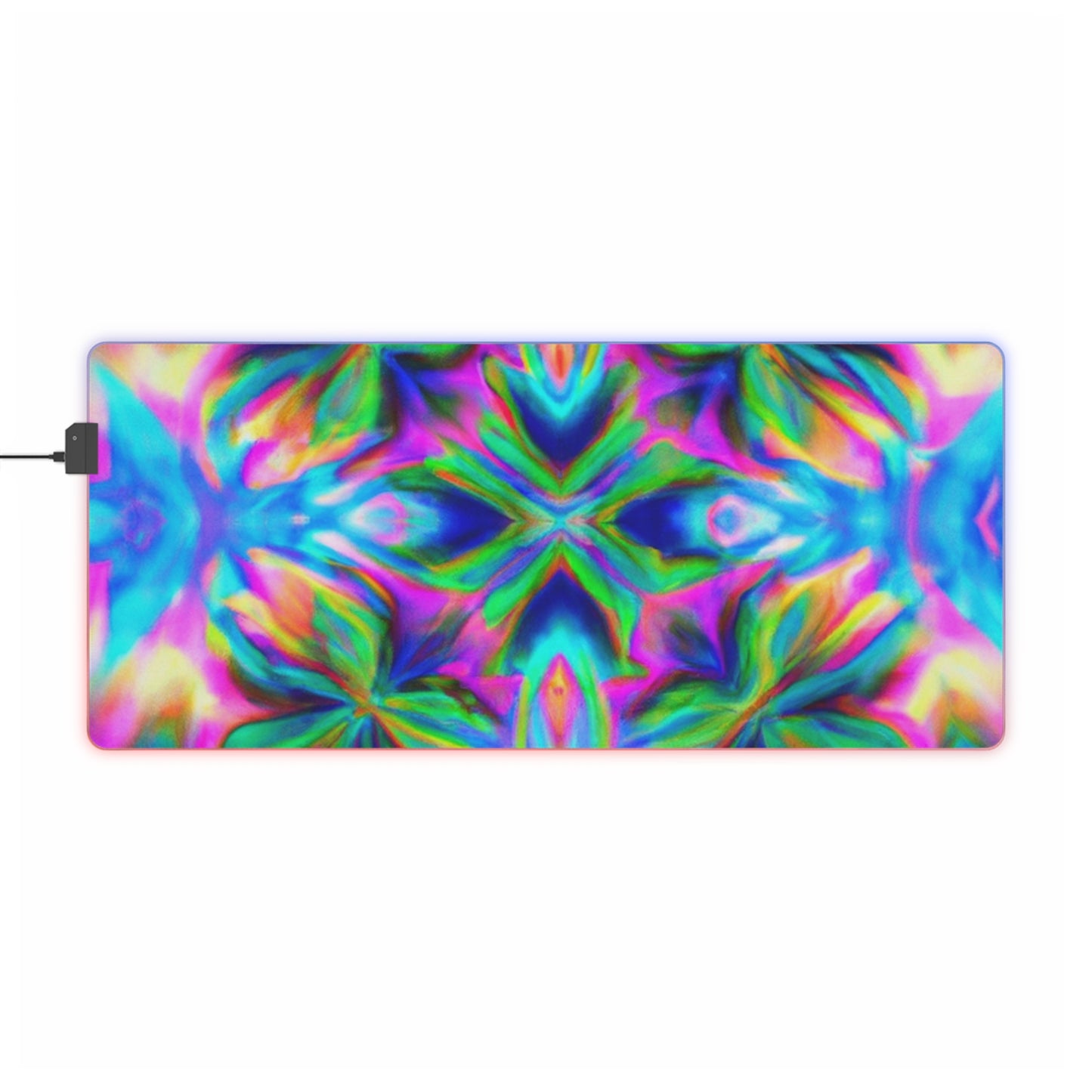 Alexander "Lucky" Ace - Psychedelic Trippy LED Light Up Gaming Mouse Pad