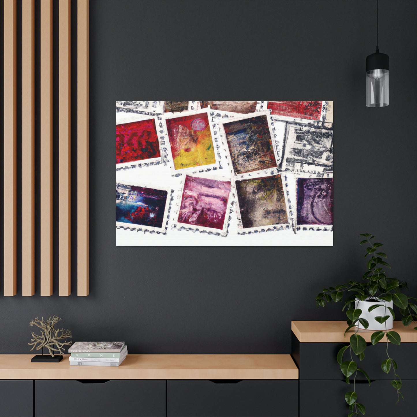 World Scenic Postage Collection - Canvas