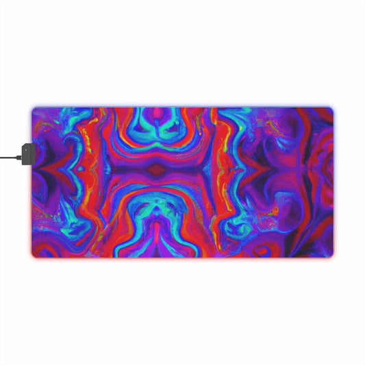 Franklin "Fritz" Finley - Psychedelic Trippy LED Light Up Gaming Mouse Pad