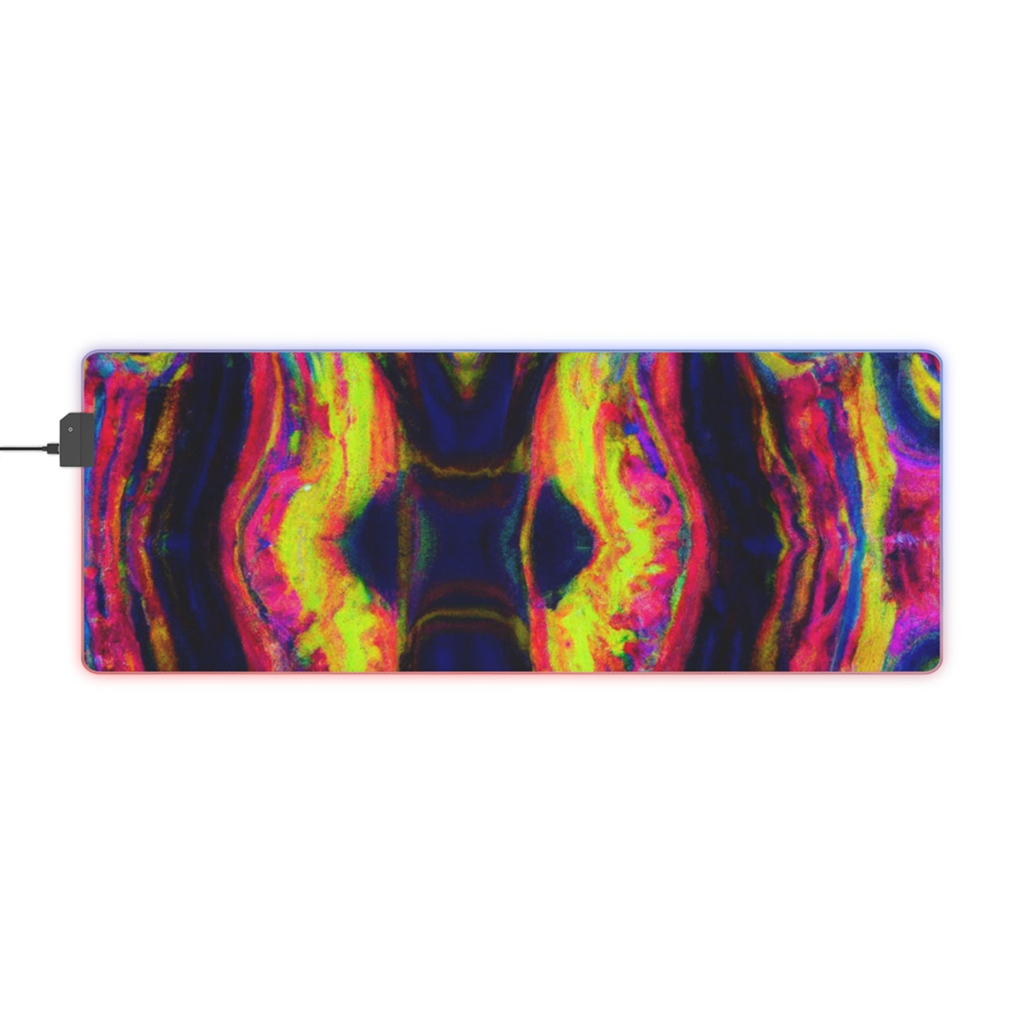 Freddie the Fender Bender - Psychedelic Trippy LED Light Up Gaming Mouse Pad