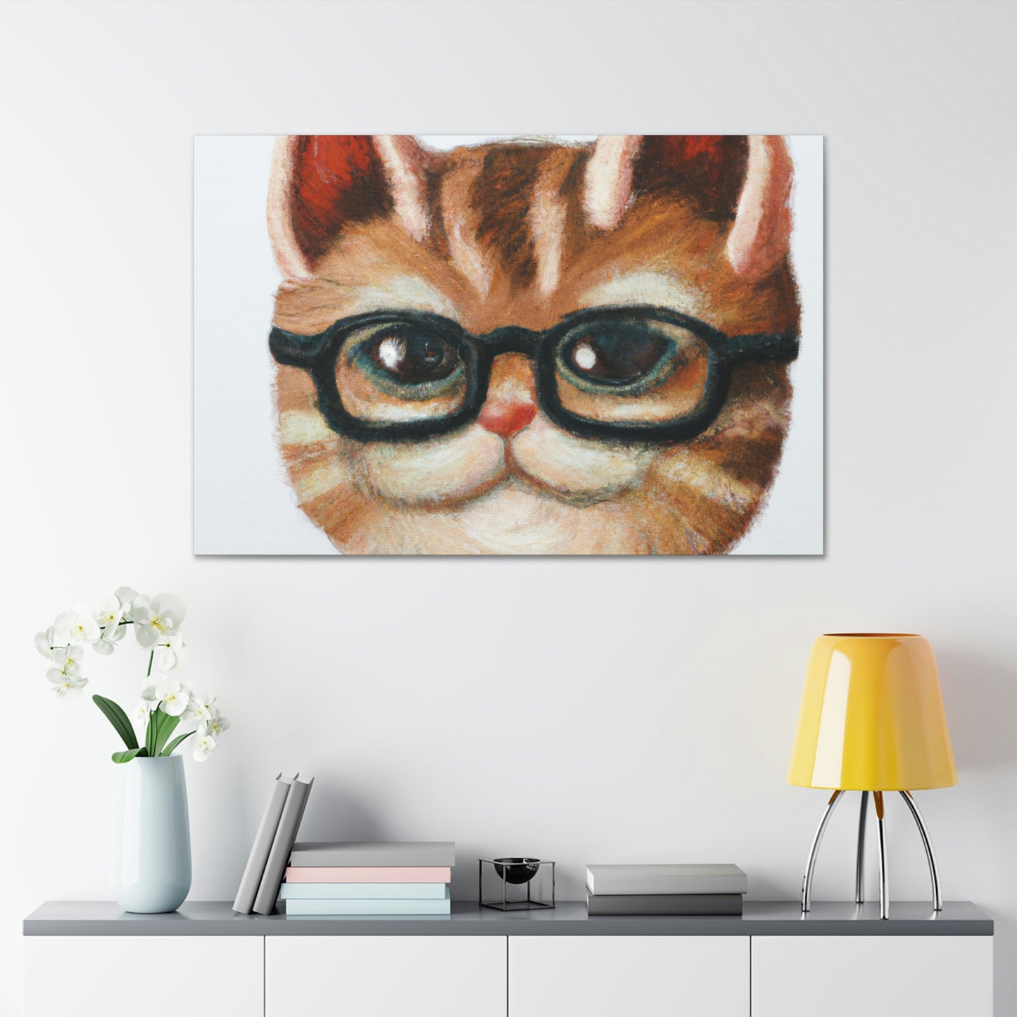 Snappy Snookums - Cat Lovers Canvas Wall Art
