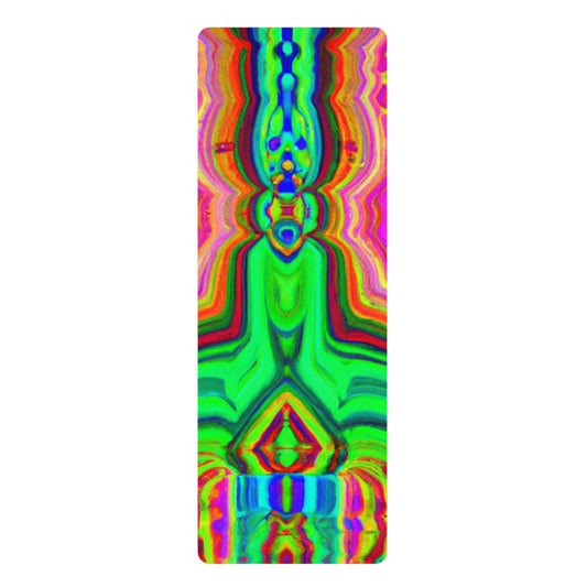 Monsieur Dharma Shankar - Psychedelic Yoga Exercise Workout Mat - 24″ x 68"